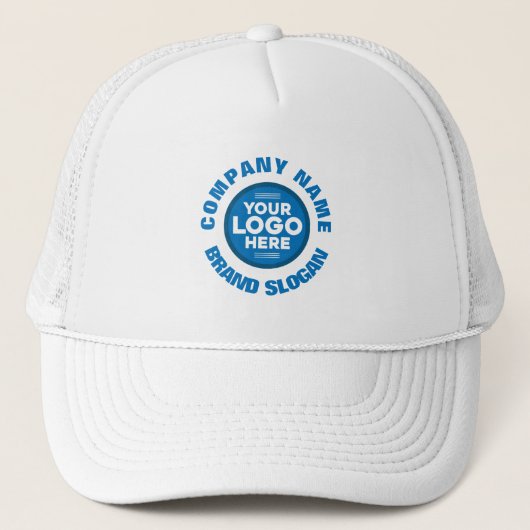  Trucker Hat met bedrijfsnaam en Logo Pet (Voorkant)