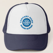  Trucker Hat met bedrijfsnaam en Logo Trucker Pet (Voorkant)