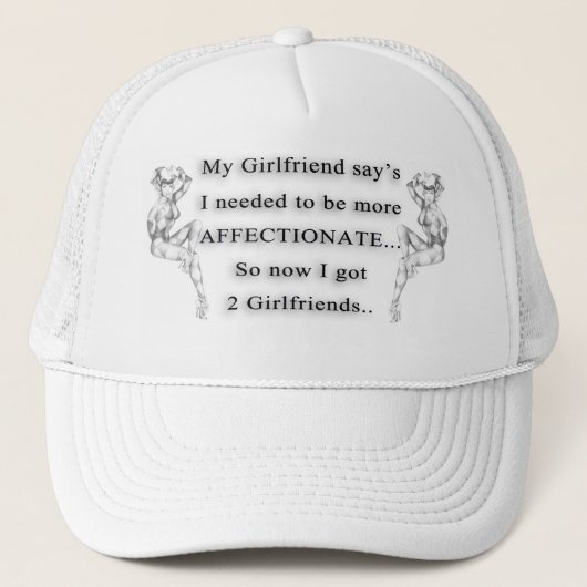 Trucker Hat met Citaat Pet (Voorkant)