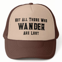 Trucker Hat met Quote: niet iedereen die rondloopt
