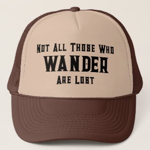 Trucker Hat met Quote: niet iedereen die rondloopt Pet