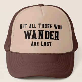 Trucker Hat met Quote: niet iedereen die rondloopt Pet
