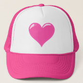 Trucker Hat met roze hart - Liefde Pet (Voorkant)
