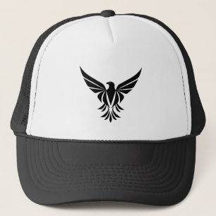 Trucker Hat met Top center Eagle logo Trucker Pet
