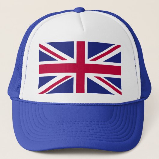 Trucker Hat met vlag van de Britse Unie, VK Pet (Voorkant)
