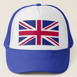 Trucker Hat met vlag van de Britse Unie, VK Trucker Pet