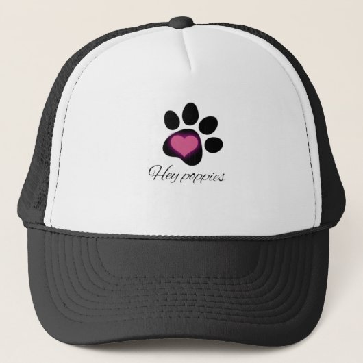 Trucker Hat poppie poot Pet (Voorkant)