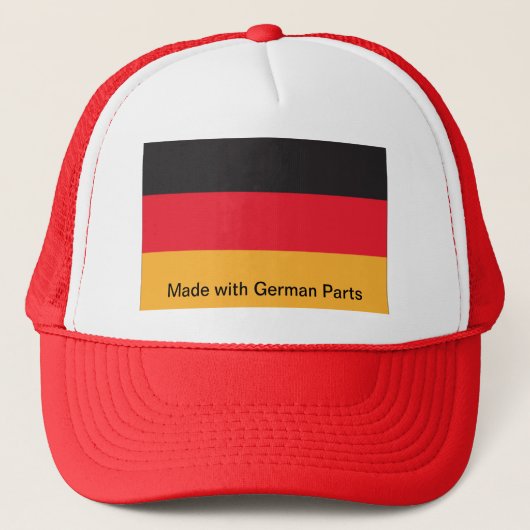 Trucker Hat Proud voor Duitse onderdelen Trucker Pet (Voorkant)