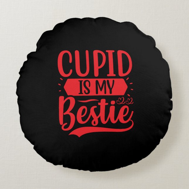 Trucker Hat Rond Kussen (Voorkant)