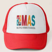 Trucker Hat (rood) Pet (Voorkant)