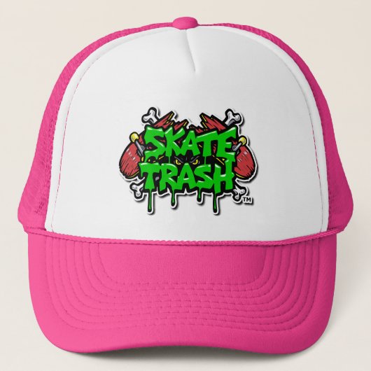 Trucker Hat - Roze Pet (Voorkant)