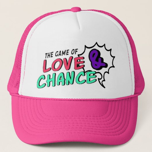 Trucker Hat (roze) Pet (Voorkant)