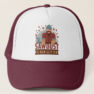 Trucker Hat Sawsel is Man glitter Gift Pet