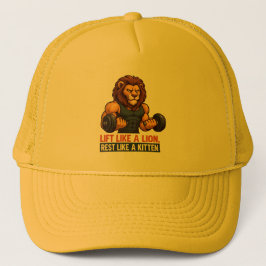 Trucker Hat Sterke Tiger Lifter - Fitness Motivat Pet