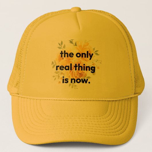 Trucker hat: the only real thing is now trucker pet (Voorkant)