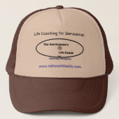 Trucker Hat - The Serviceman's Life Coach - Pet (Voorkant)