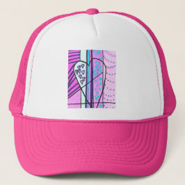 Trucker Hat ,Trendy roze pet voor Tiener en Volwas