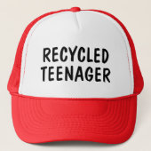 Trucker Hat uit gerecycleerde tiener Trucker Pet (Voorkant)