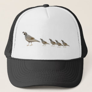 Trucker Hat uit Quail Family Trucker Pet