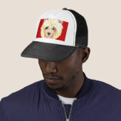 Trucker Hat van Chinese Crested Color Block Pet (In situ)
