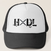 Trucker Hat van de Rimpel van HODL (XRP) Trucker Pet (Voorkant)