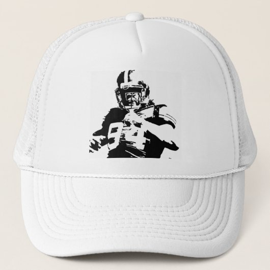 Trucker Hat van football Player Trucker Pet (Voorkant)