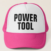 Trucker Hat van Power Tool Pet (Voorkant)