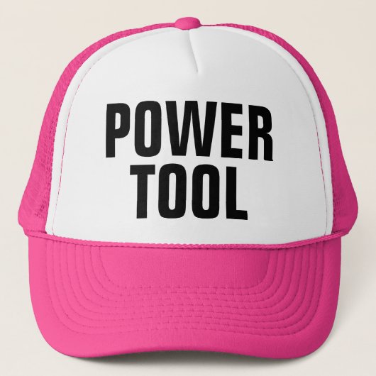 Trucker Hat van Power Tool Pet (Voorkant)