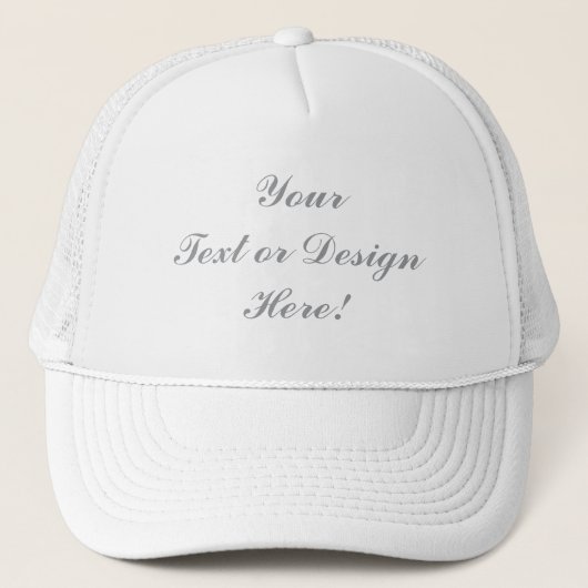 Trucker Hat - Voeg Jouw tekst of ontwerp toe Pet (Voorkant)
