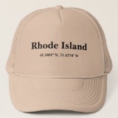 Trucker Hat, vrachtwagenchauffeur van Rhode Island Pet (Voorkant)