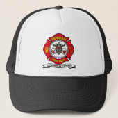 Trucker Hat - Vrijwillige Bomberos van Pescadero Trucker Pet (Voorkant)