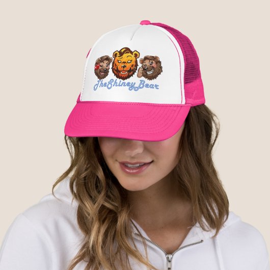 Trucker Hat w/ Logo, Emotes en Stijlvolle tekst Trucker Pet (In situ)