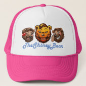 Trucker Hat w/ Logo, Emotes en Stijlvolle tekst Trucker Pet (Voorkant)
