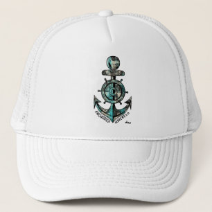 Trucker Hat w / Religieus anker Pet