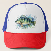 Trucker Hat - Waterverf Serie: Perch