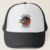 Trucker hat with Round Robin logo Pet (Voorkant)