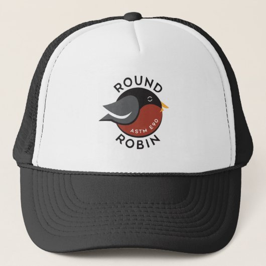Trucker hat with Round Robin logo Pet (Voorkant)