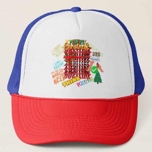 Trucker Hats kerst patterned Pet (Voorkant)