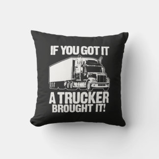 Trucker heeft het gedaan buitenkussen