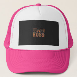Trucker Hoed design baas Pet