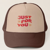 Trucker hoed, wit en zwart