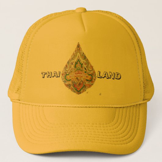 Trucker hoed, wit en zwart pet (Voorkant)