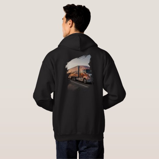 Trucker Hoodie (Achterkant volledig)