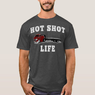Trucker Hot Shot Trucking OTR Diesel Dual CDL T-shirt