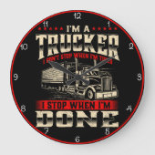 Trucker: Ik stop als ik klaar ben Grote Klok (Voorkant)