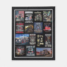 Trucker lader omhoog en hamer omlaag