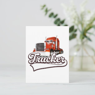 Trucker  logo feestdagenkaart