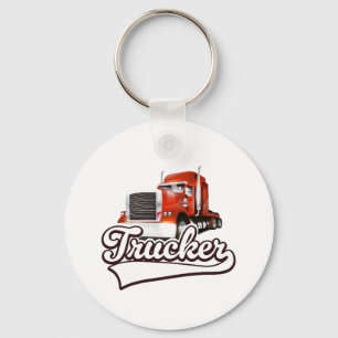 Trucker  logo sleutelhanger