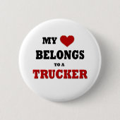 Trucker Love Ronde Button 5,7 Cm (Voorkant)