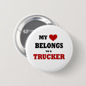 Trucker Love Ronde Button 5,7 Cm (Voorkant /achterkant)